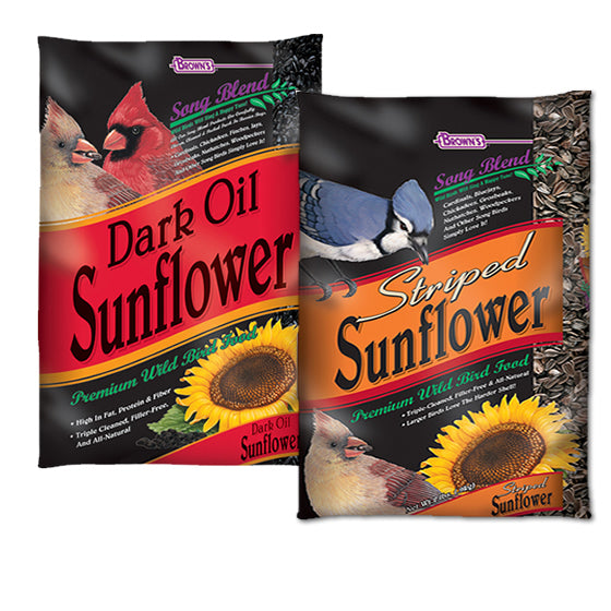 Premium Sunflower Wild Bird Seed for Outdoor Feeding - 2 lb Bag (Pack of 2) - Attracts Cardinals, Finches & Songbirds - Perfect for Backyard Bird Feeders & Wildlife Gardens
