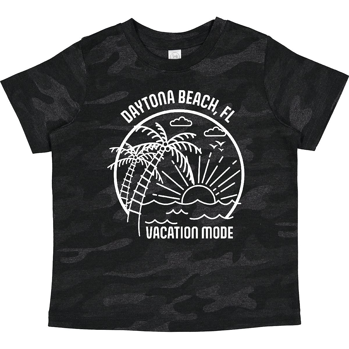Inktastic Summer Vacation Mode Daytona Beach Florida Toddler T-Shirt - Cute Florida Beach Outfit for Boys & Girls, Perfect for Family Trips & Summer Vacations