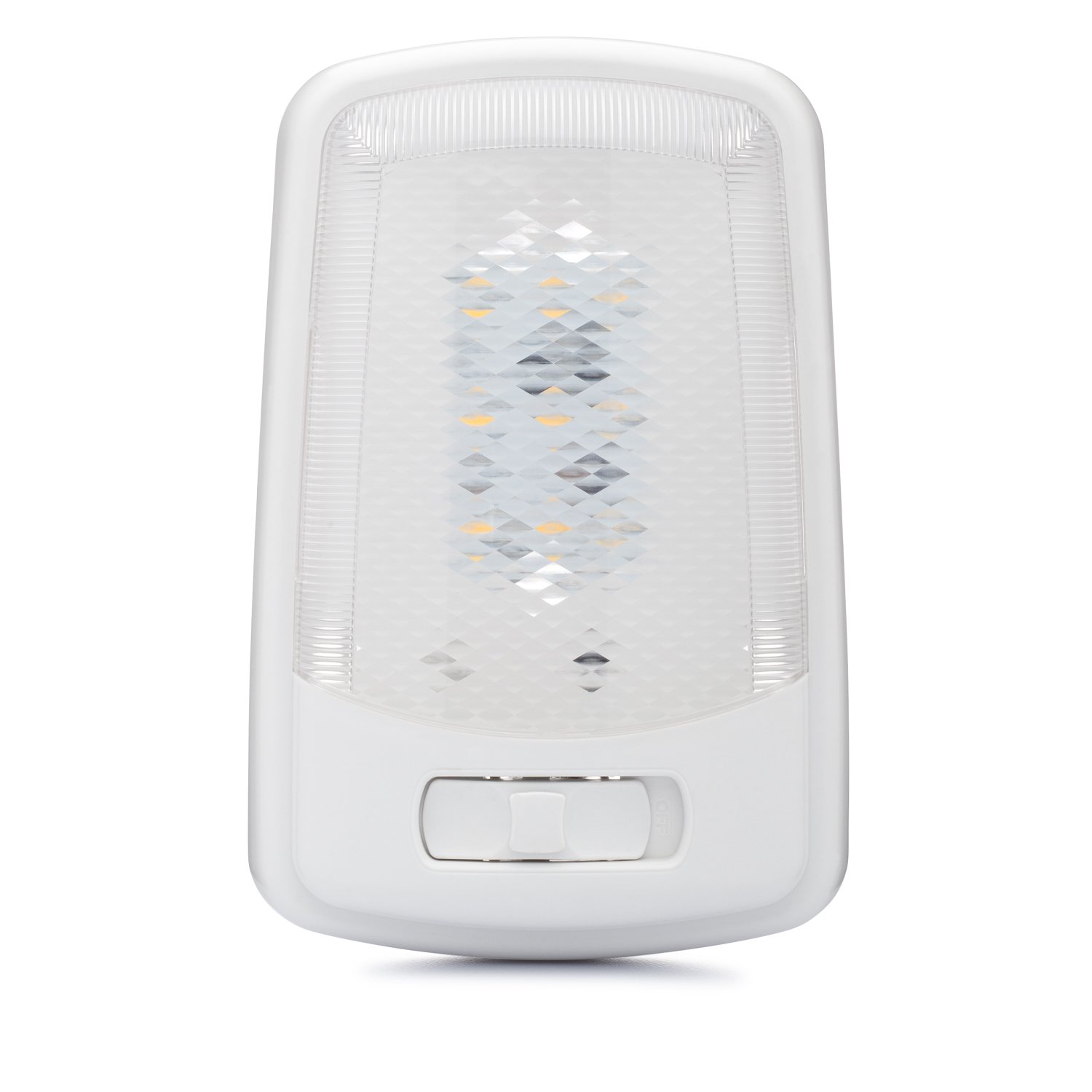 Lumitronics RV LED Interior Lights - 12V LED Camper Ceiling Light Fixture with Switch & Removable Lens - Perfect for RV, Camper Van, and Travel Trailer Lighting Upgrades