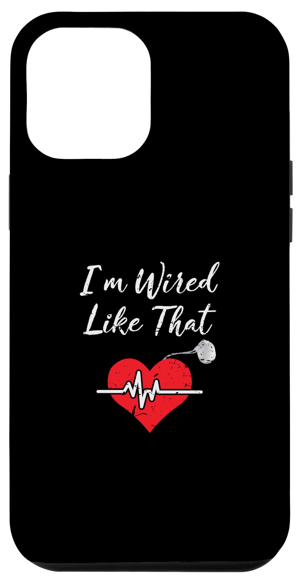 iPhone 12 Pro Max Case - Shockproof & Slim Protective Cover for ICD Surgery & Cardiac Pacemaker Users - Perfect for Daily Use, Work & Travel
