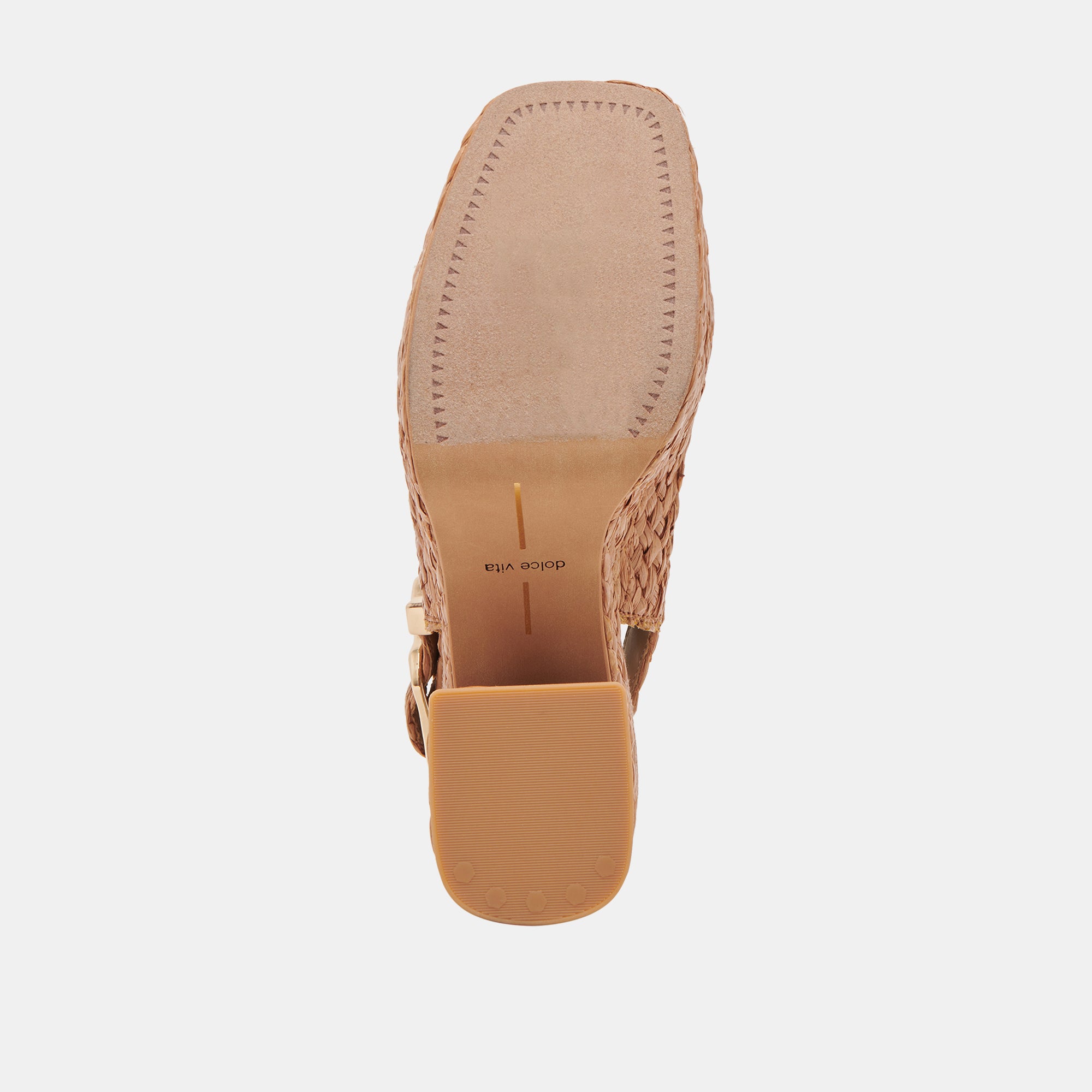 FLORES Women's Cognac Raffia Heels - Comfortable Summer Wedge Sandals for Beach, Party & Wedding | Stylish & Elegant Casual Dress Shoes
