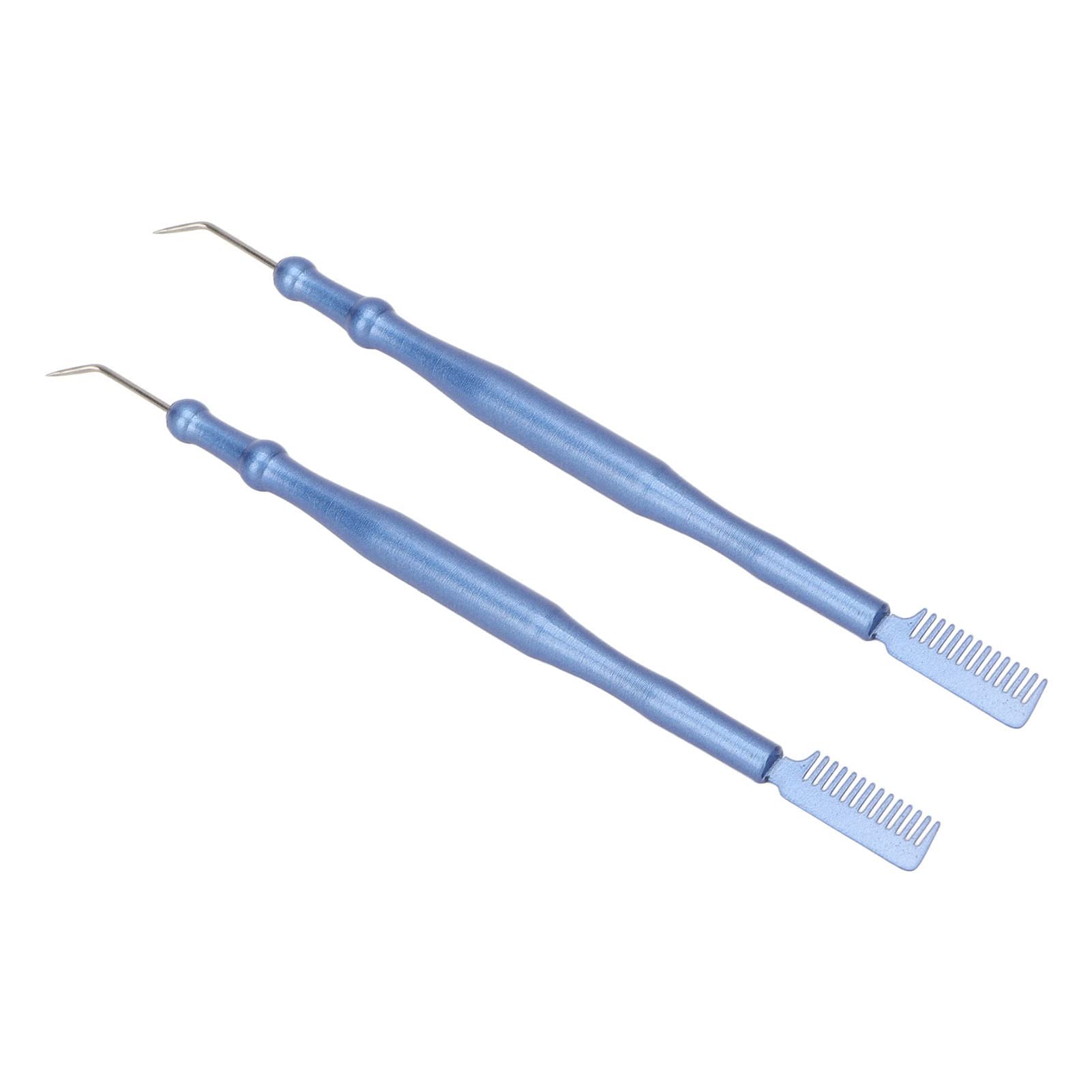 Professional Eyelash Lift Kit - Double Head Eyelash Perm Tools for Home Use, Reusable & Compact (Blue) - Perfect for DIY Lash Lifting & Salon-Quality Results at Home