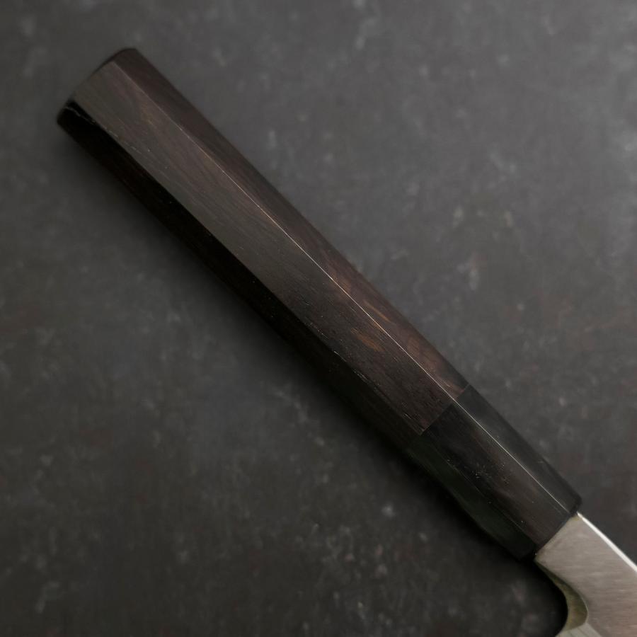Premium Yanagiba Sushi Knife - Blue Steel #2 Damascus Blade with Buffalo Ebony Handle (210mm) - Perfect for Sushi Chefs & Japanese Cuisine Lovers