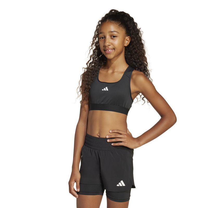 Adidas Girls All Sports PowerReact NXT Bra - High Support Sports Bra for Running, Yoga & Gym Workouts - Perfect for Active Teen Girls & Women