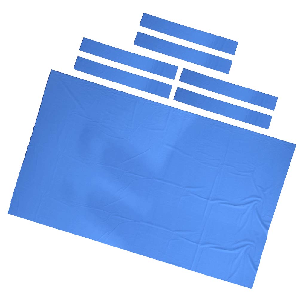 Premium Pool Table Felt - High-Quality Billiard Cloth Replacement for 8-Foot Tables - Durable Blue Felt for Professional & Home Game Rooms - Perfect for Bars, Rec Rooms & Man Caves