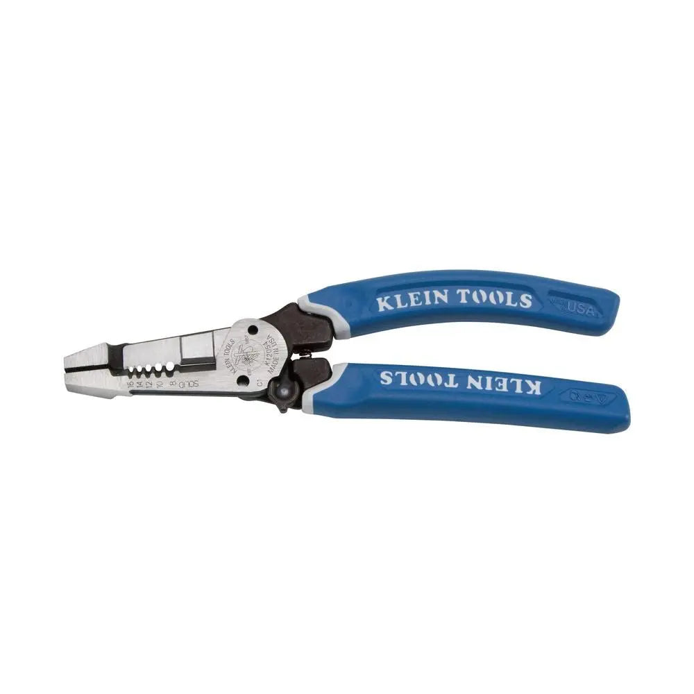 KLEIN K12054 Heavy Duty Wire Stripper - 8-18 AWG, Professional Electrician Tool for Cutting and Stripping Wires - Perfect for DIY Projects, Home Repairs, and Electrical Work