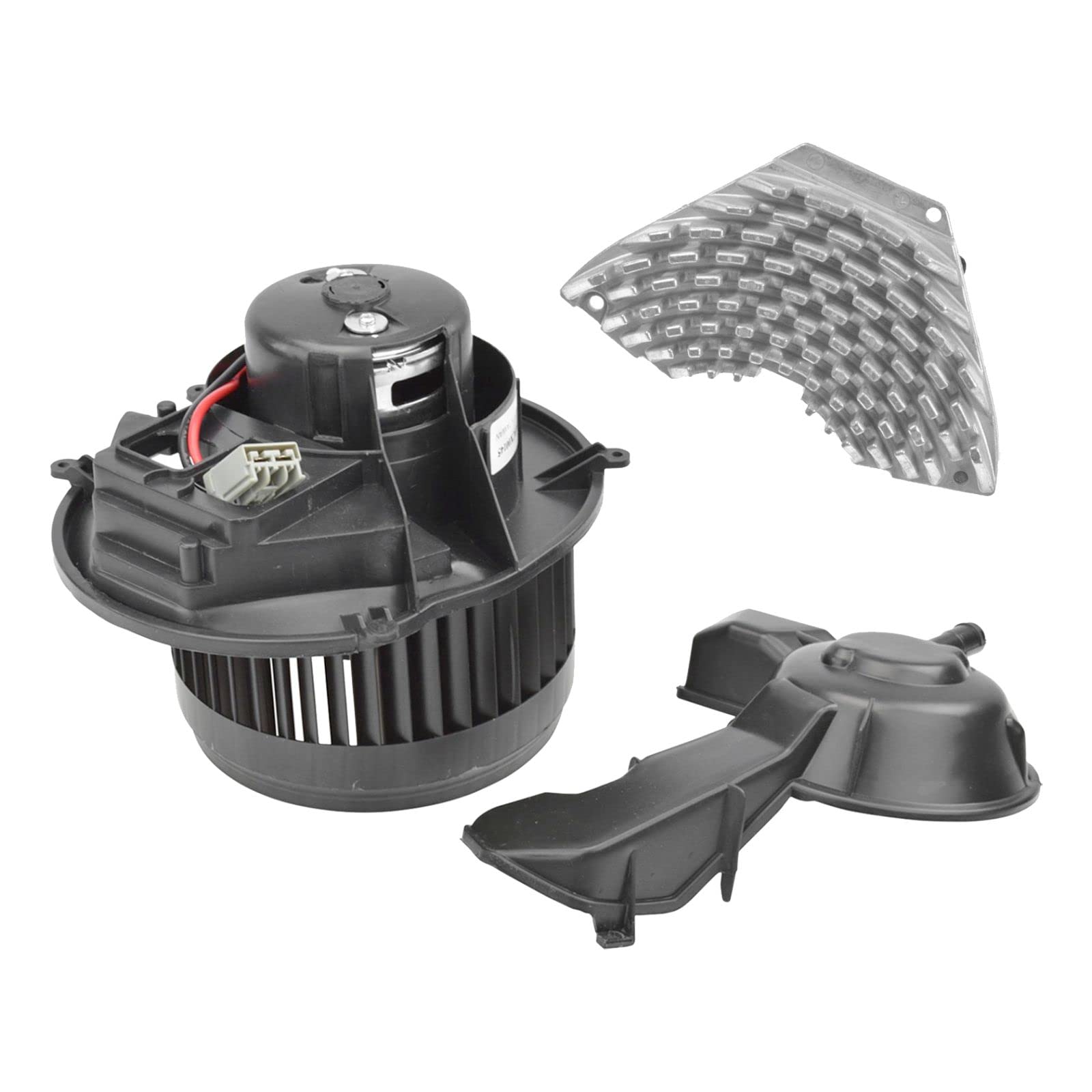 Volvo A/C Heater Blower Motor with Fan & Resistor Kit - Front Replacement Part for Volvo S60, S80, XC60, XC90 - Perfect for HVAC System Repair & Maintenance