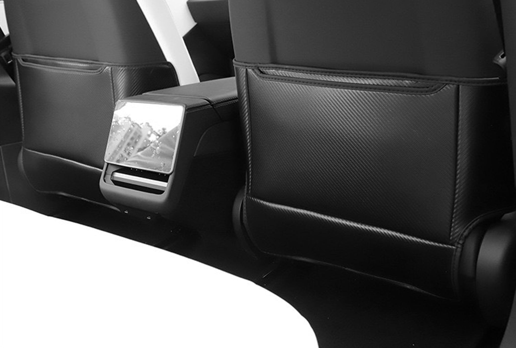 Tesla Model 3/Y & 2024+ Model 3 Highland Seat Back Kick Protectors - Durable Car Seat Protector for Kids & Pets - Perfect for Family Road Trips & Daily Commutes