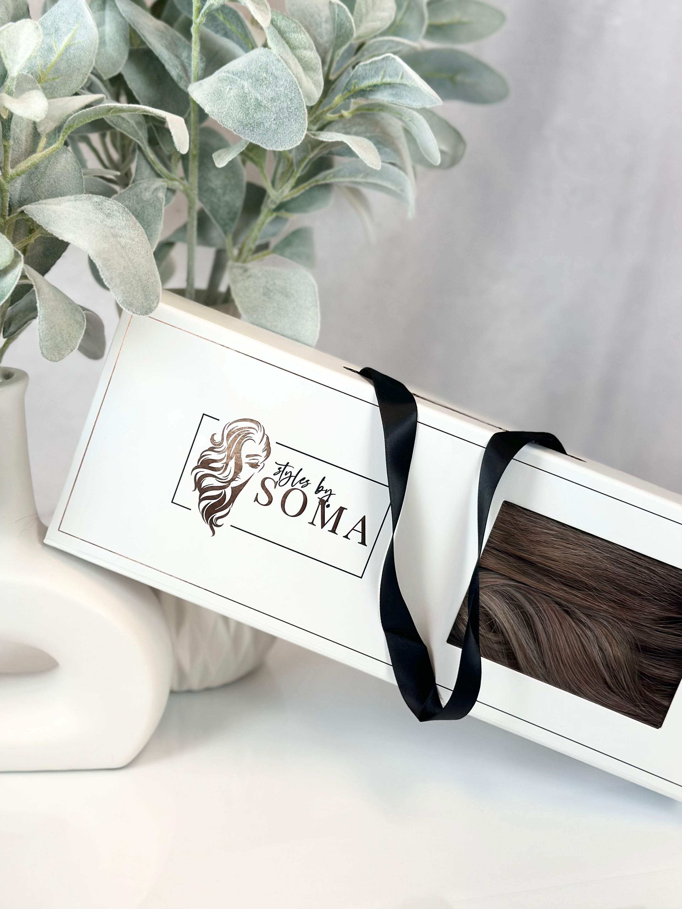 White Keepsake Wig Box - Premium Storage for Wigs & Hairpieces - Perfect for Travel, Cosplay, and Salon Use