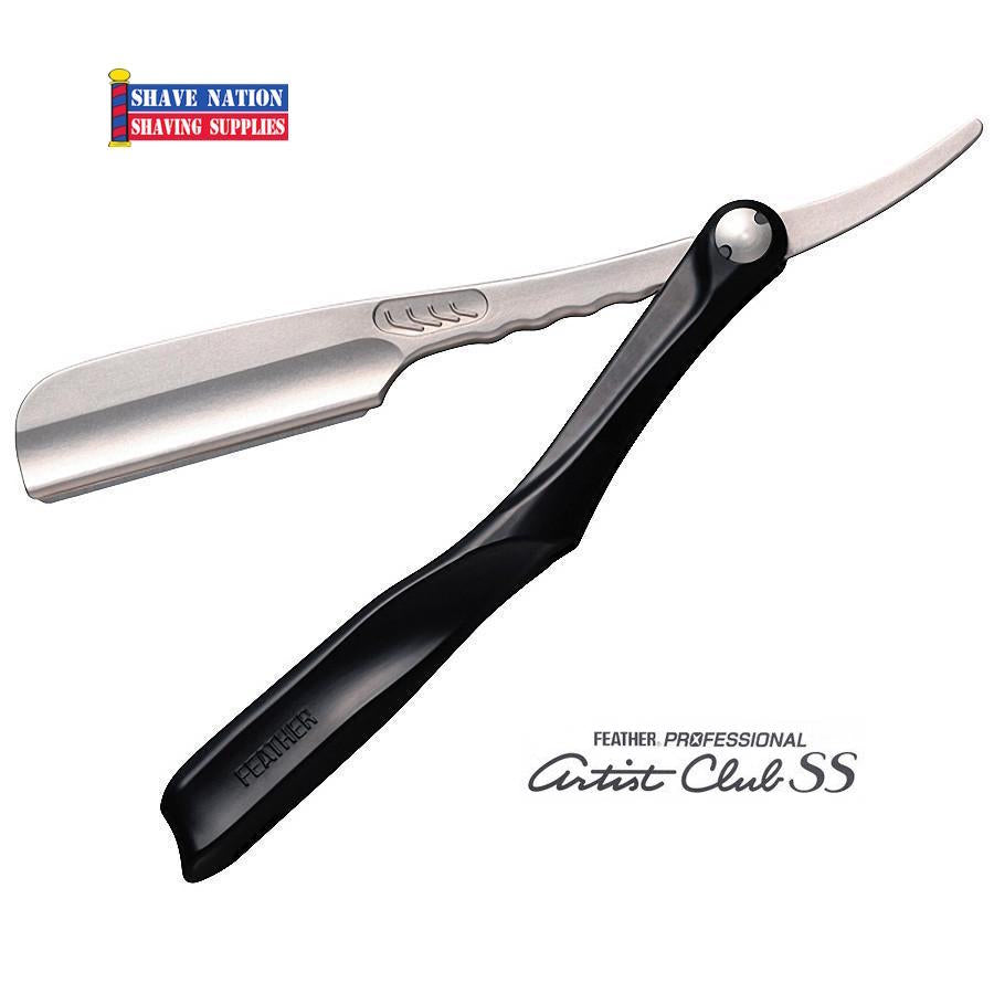Feather Artist Club Folding Razor - Premium Japanese Straight Edge Shaving Razor for Men - Perfect for Professional Barbers & Home Grooming