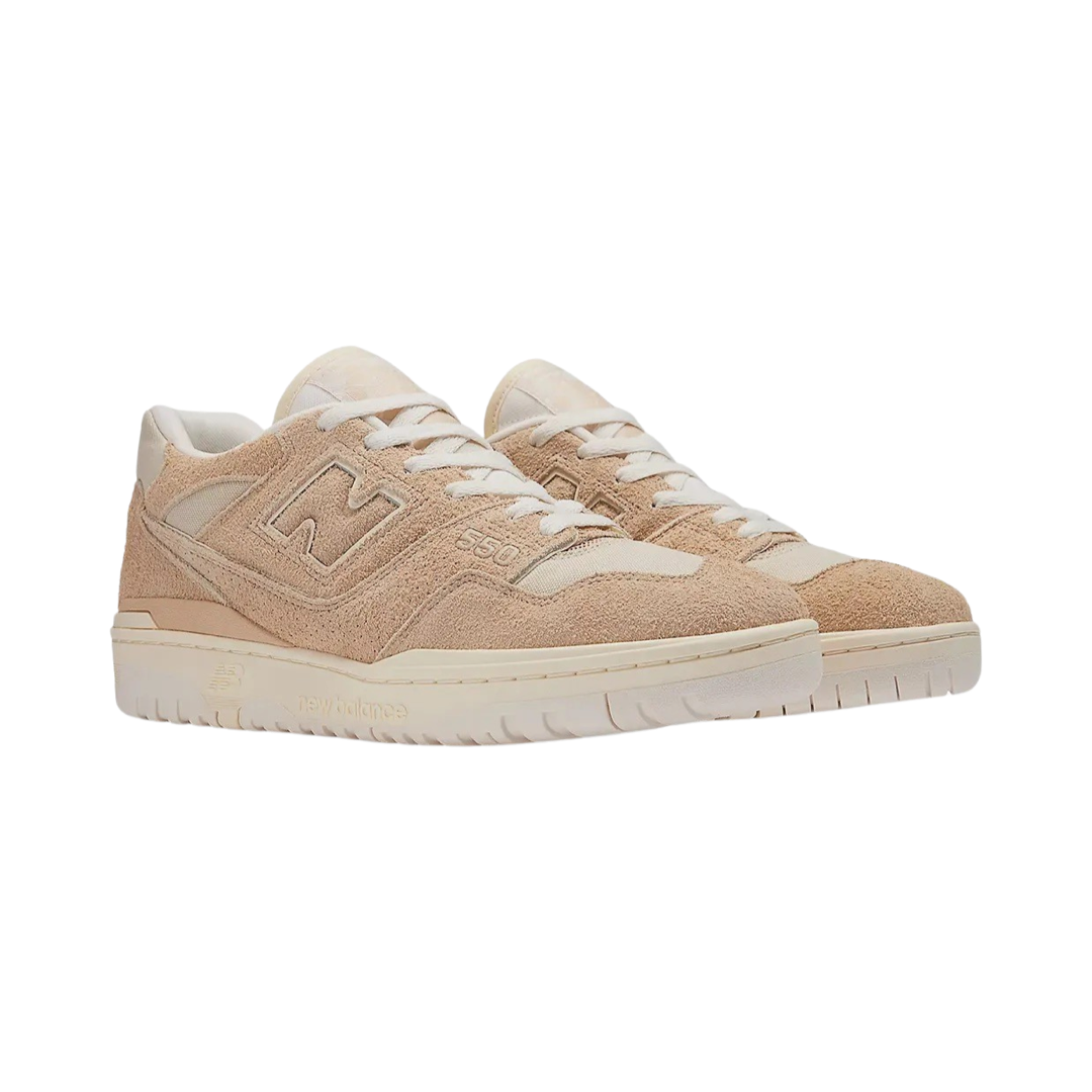 New Balance 550 Sneakers Aime Leon Dore Taupe Suede Leather Shoes for Men - Casual Wear & Street Style Fashion