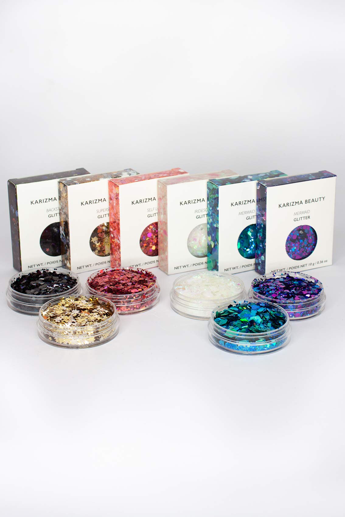 KARIZMA BEAUTY Face & Body Glitter - 60g Chunky Cosmetic Glitter for Festival, Halloween, Rave, Makeup, Nails & Hair - Non-Toxic & Skin Safe for Parties, Cosplay & Special Events