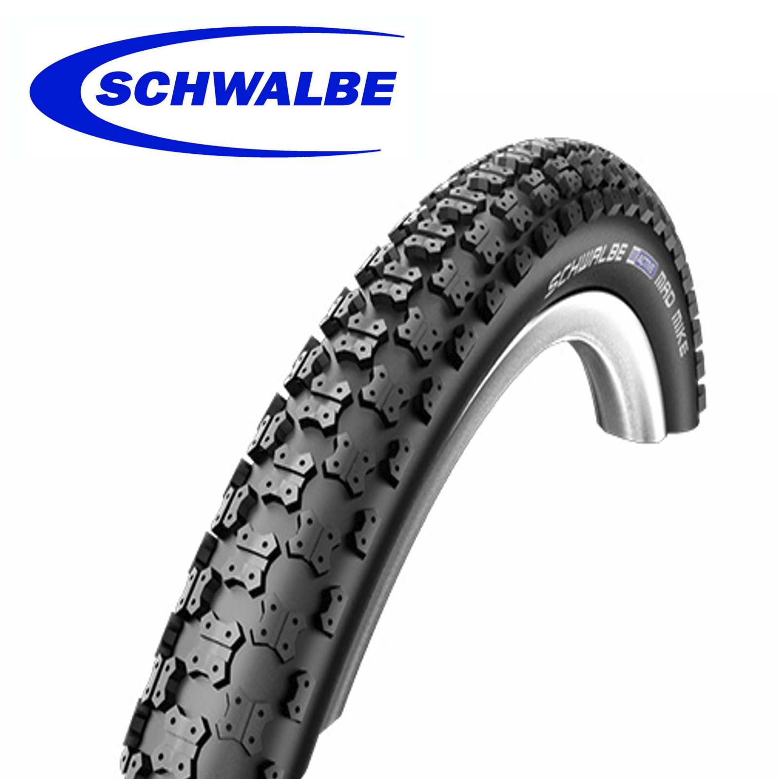 Schwalbe Mad Mike 18 x 1.75 Bike Tire - High-Performance Bicycle Tire for Mountain & Urban Cycling - Durable, Puncture-Resistant for Off-Road & Commuting