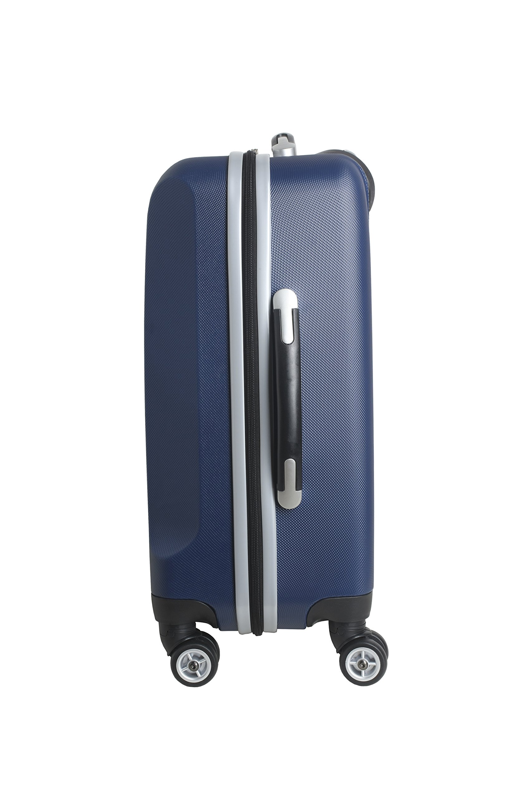 Denco NCAA Pittsburgh Panthers 20-Inch Carry-On Hardcase Spinner Luggage with 360° Wheels - Navy Blue - Perfect for College Travel, Weekend Trips & Airplane Use