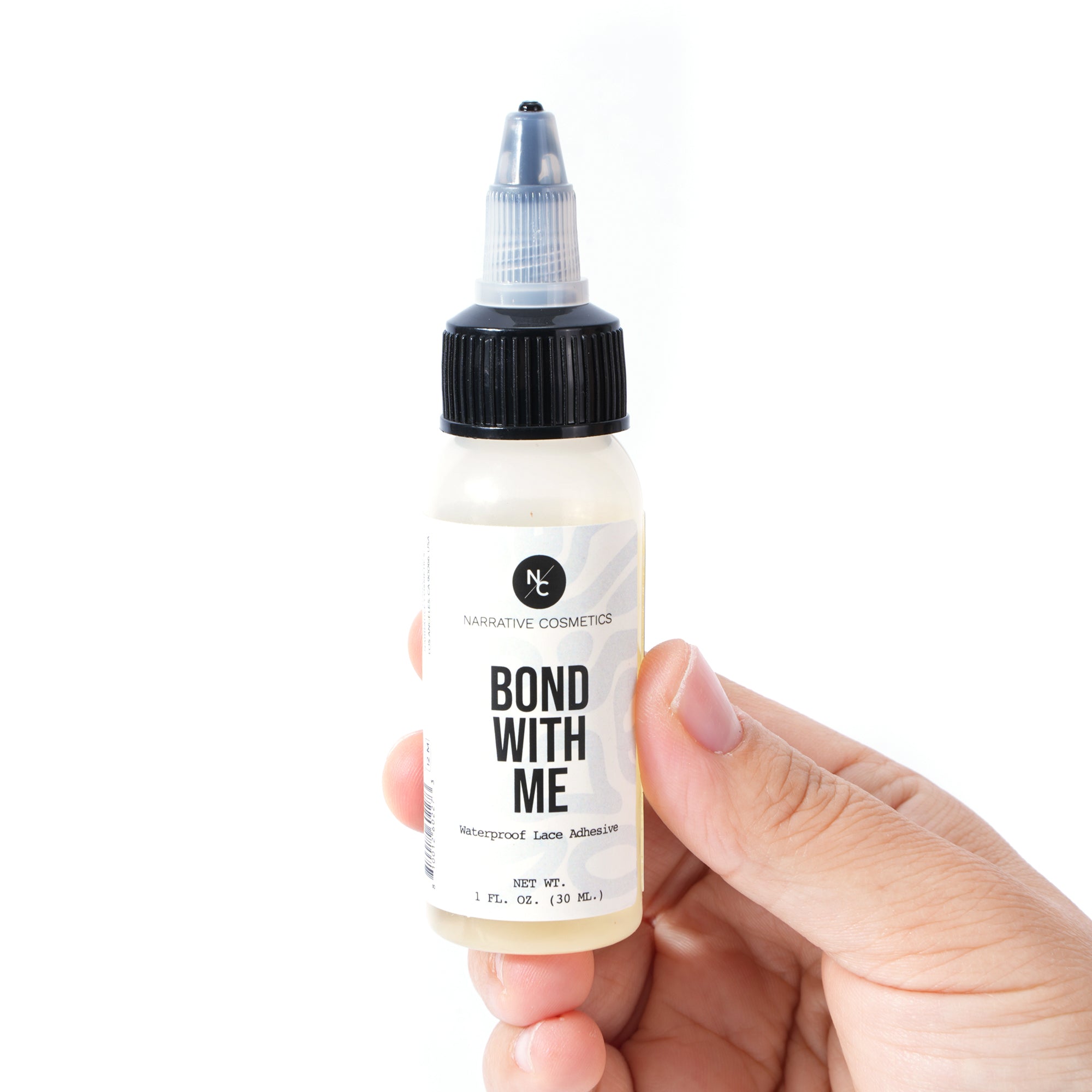 Strong Hold Waterproof Lace Adhesive Glue - 1 Fl. Oz. for Wigs, Hairpieces & Extensions - Secure All-Day Wear for Cosplay, Theater & Daily Use