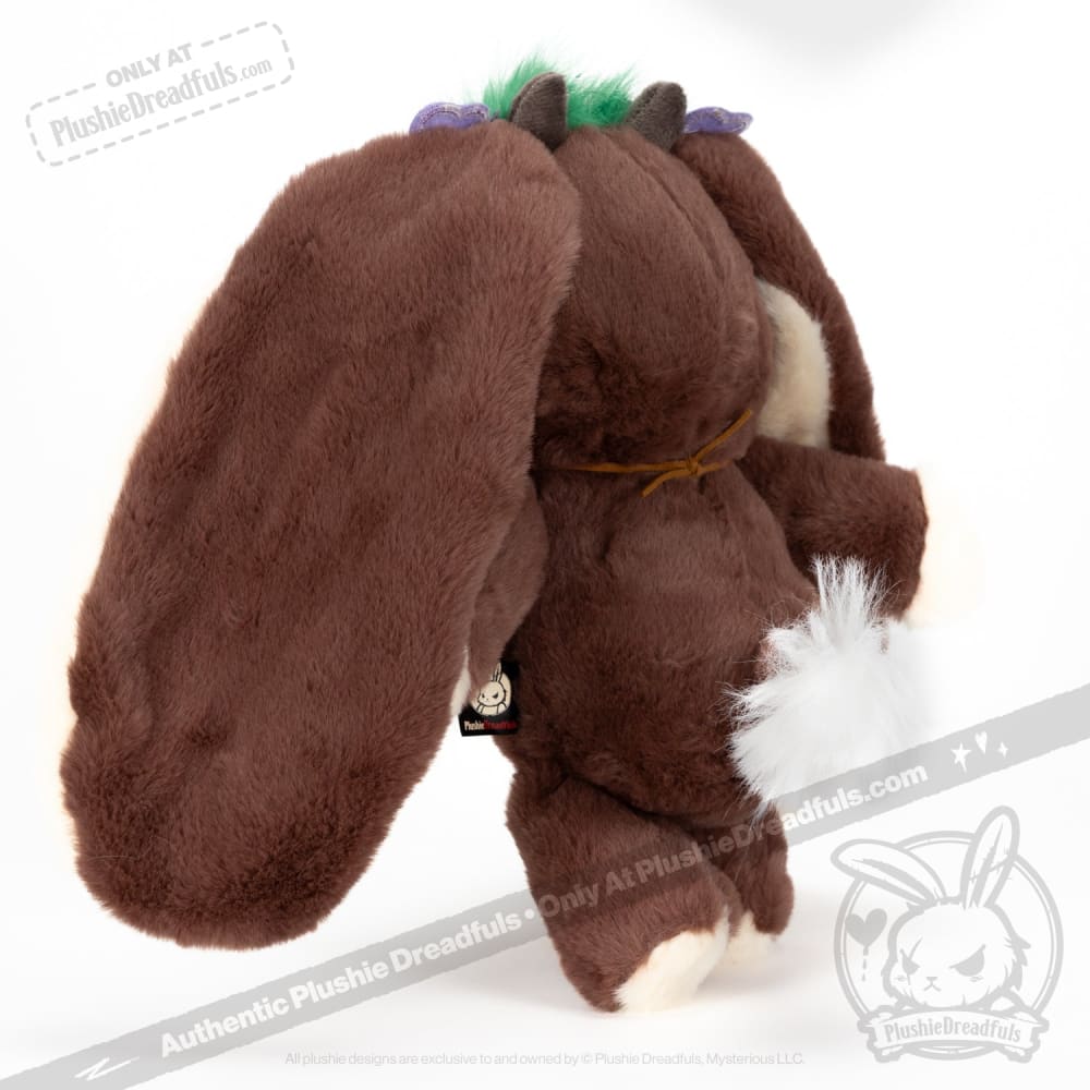 Plushie Dreadfuls Taurus Rabbit Stuffed Animal - Soft Zodiac Plush Toy for Taurus Birthday Gifts, Cute Collectible for Kids & Adults, Perfect for Home Decor, Bedroom Cuddling, and Astrology Lovers