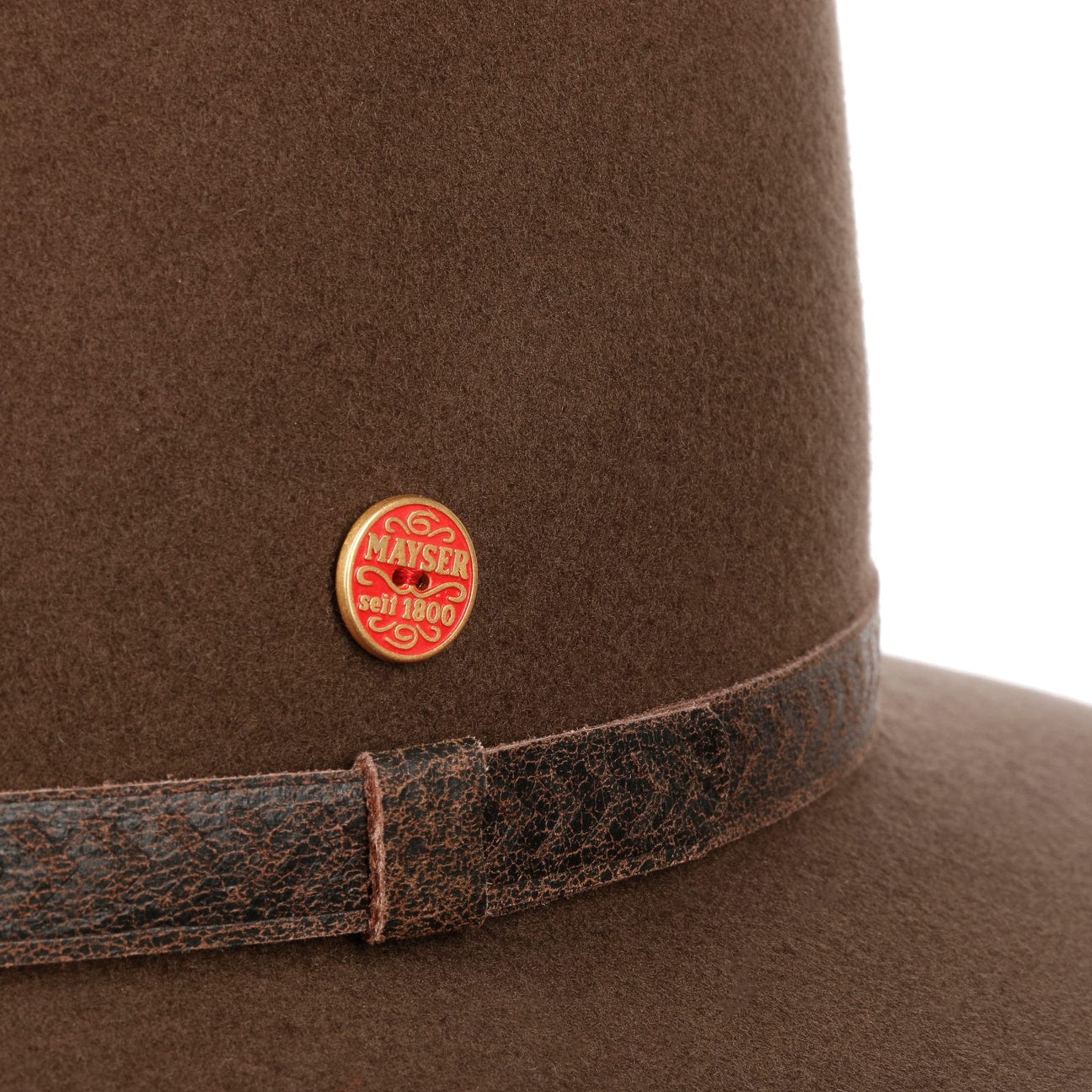 Authentic Lubbock Cowboy Hat by Mayser - Western Style Felt Hat for Men & Women - Perfect for Rodeo, Country Music Festivals & Outdoor Adventures