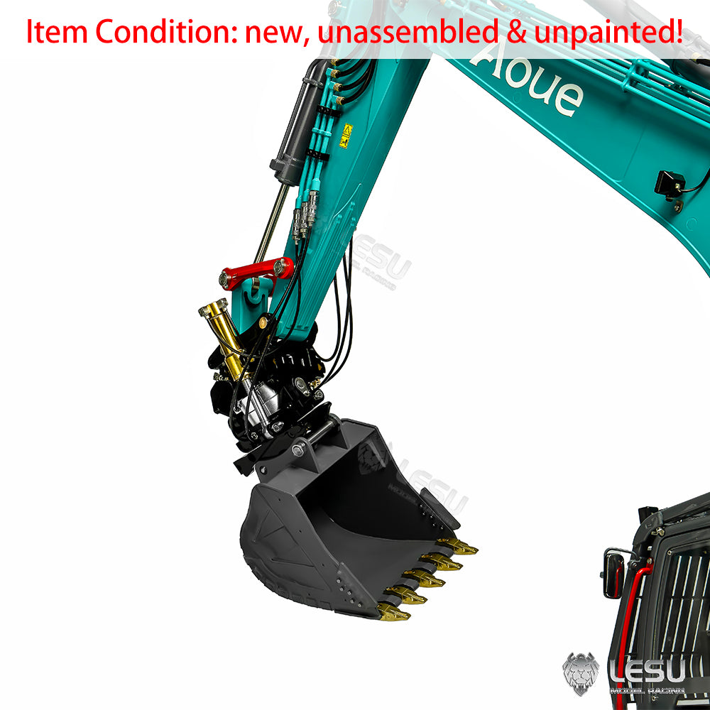 LESU 1/14 945 SK500 RC Hydraulic Excavator Metal Quick Release Wrist Coupler - Wood Clamp for Radio Controlled Digger DIY Model - Perfect for RC Construction Projects and Hobbyist Repairs