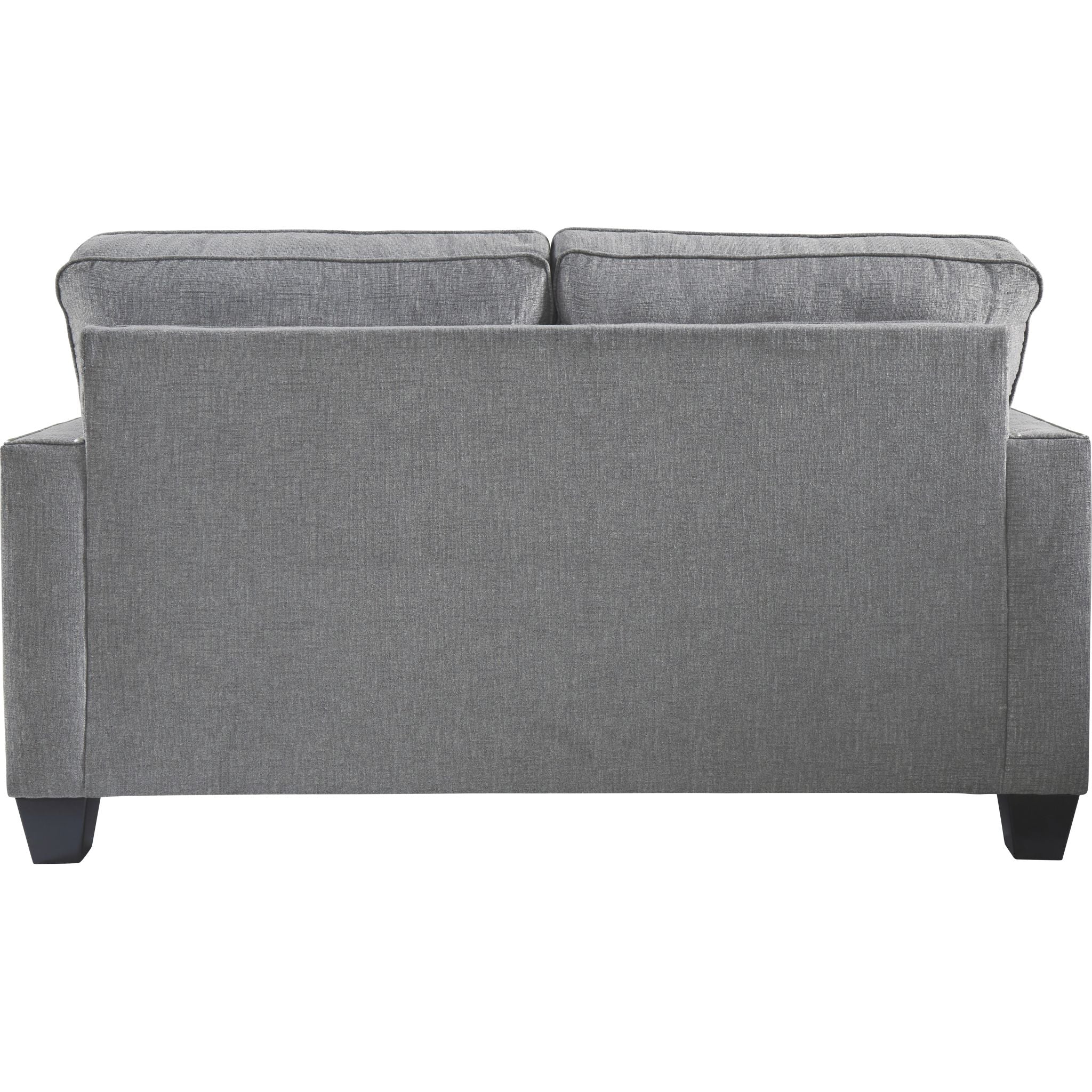 Barrali Loveseat Sofa - Modern 2-Seater Couch with Comfortable Cushions in Soft Gray (Fog) - Perfect for Living Room, Apartment, or Small Space Decor