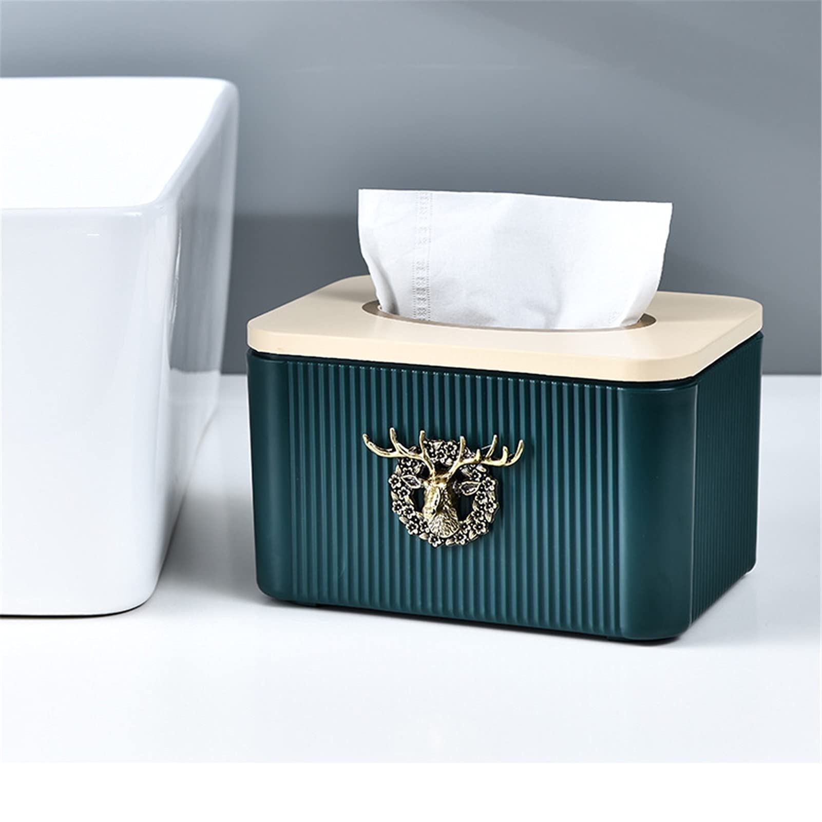 Luxury Tissue Box Holder - Modern & Minimalist Home Decor for Living Room & Bedroom | High-End Paper Towel Dispenser with Personalized Design | Perfect for Home, Office & Gift Giving