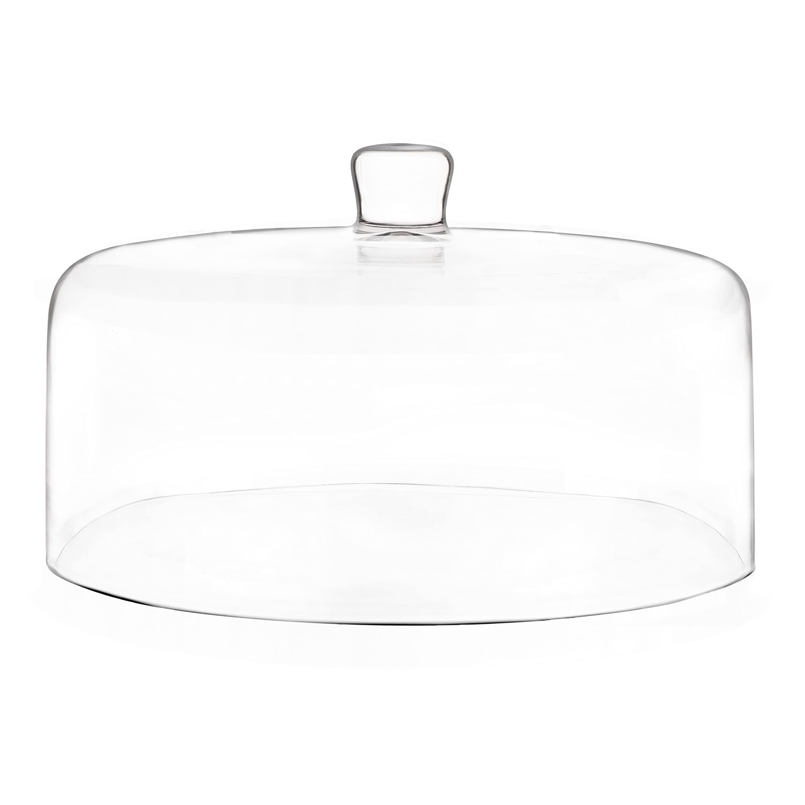 Galashield 12-Inch Glass Cake Dome with Lid - Airtight Cake Cover for Freshness, Display & Storage | Perfect for Birthday Cakes, Wedding Desserts & Bakery Showcases
