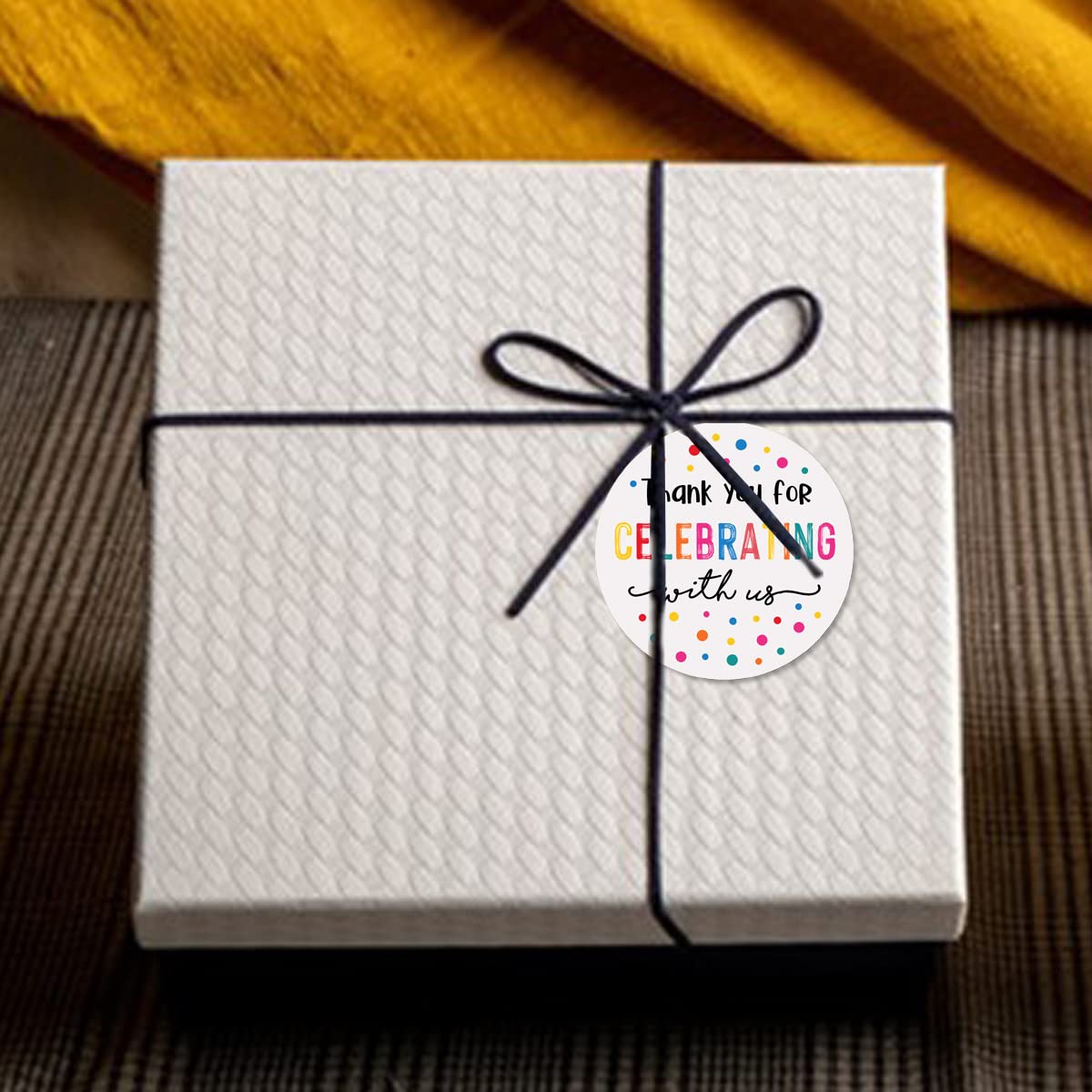 120x Thank You Stickers for Wedding, Baby Shower & Birthday Party Favors - Elegant Celebration Labels for Invitations, Gifts & Decorations - Perfect for DIY Events, Bridal Showers & Special Occasions