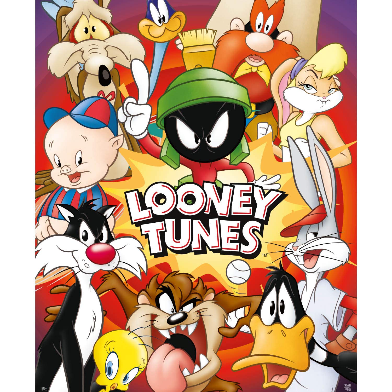 Paladone 1000-Piece Looney Tunes Jigsaw Puzzle for Adults & Kids – Fun Family Game Night Activity, Home Decor & Stress Relief