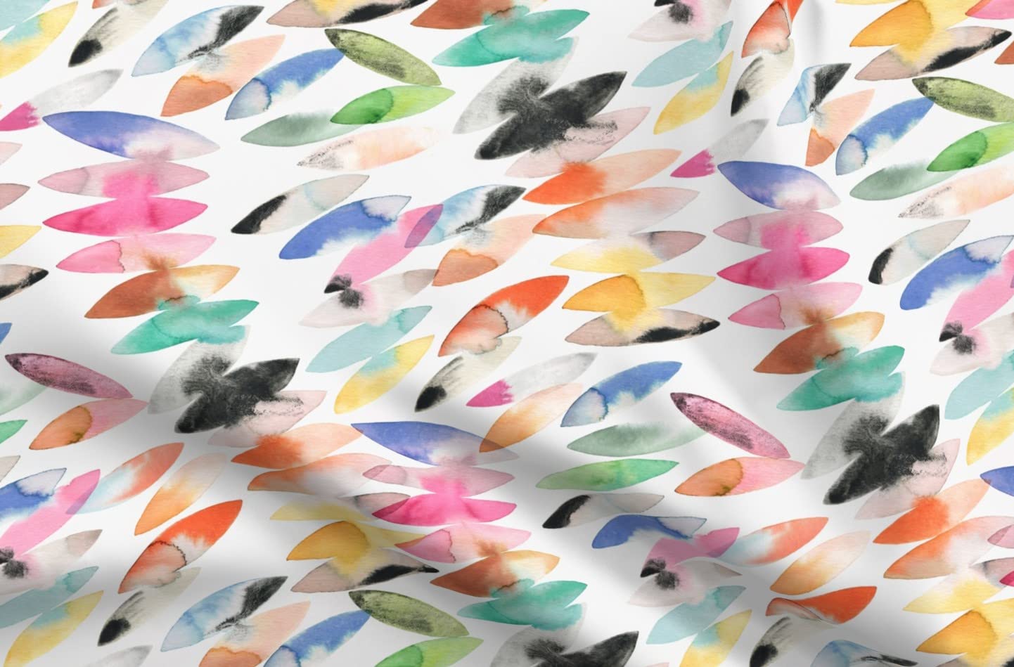 Surf Geometry Sports Boardsports Printed Satin Fabric by The Yard - Premium Spoonflower Fabric for Sewing, Lining, Apparel, Fashion, Blankets & Home Decor | Perfect for Surf-Themed Clothing, Beachwear & Coastal Home Decor