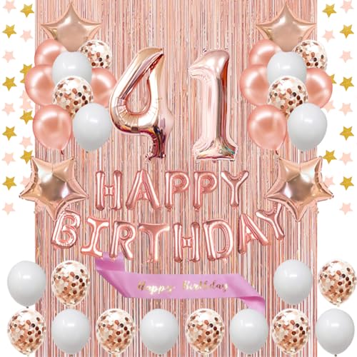 Rose Gold 41st Birthday
