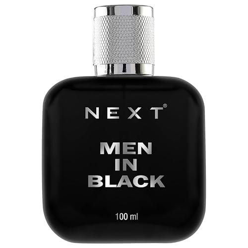 Next Care Men in Black Cologne for Men - 100ml Eau de Toilette with Musk, Lemon & Plum Notes | Premium Long Lasting Fragrance Spray | Birthday, Anniversary & Valentine's Day Gift for Him | Office, Date Night & Special Occasions