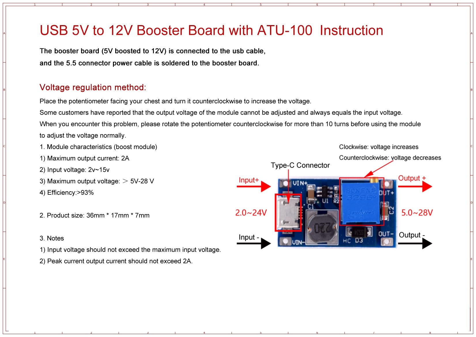Malahit ATU-100 EXT Antenna Tuner 1.8-50MHz HF Radio Tuner with 7x7 OLED Display | 3.2 Firmware | USB Cable Included | Perfect for Ham Radio, Shortwave Listening & Emergency Communication (No Battery)