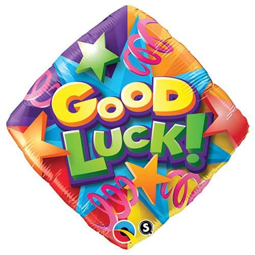 LOONBALLOON 18 Inch Good Luck Balloons with Stars & Streamers - Perfect for Birthday Parties, Baby Showers & Graduation Celebrations