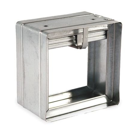 Square Fire Damper 5-3/4 Inch Width 165°F Temperature Rating for HVAC Ductwork and Commercial Buildings