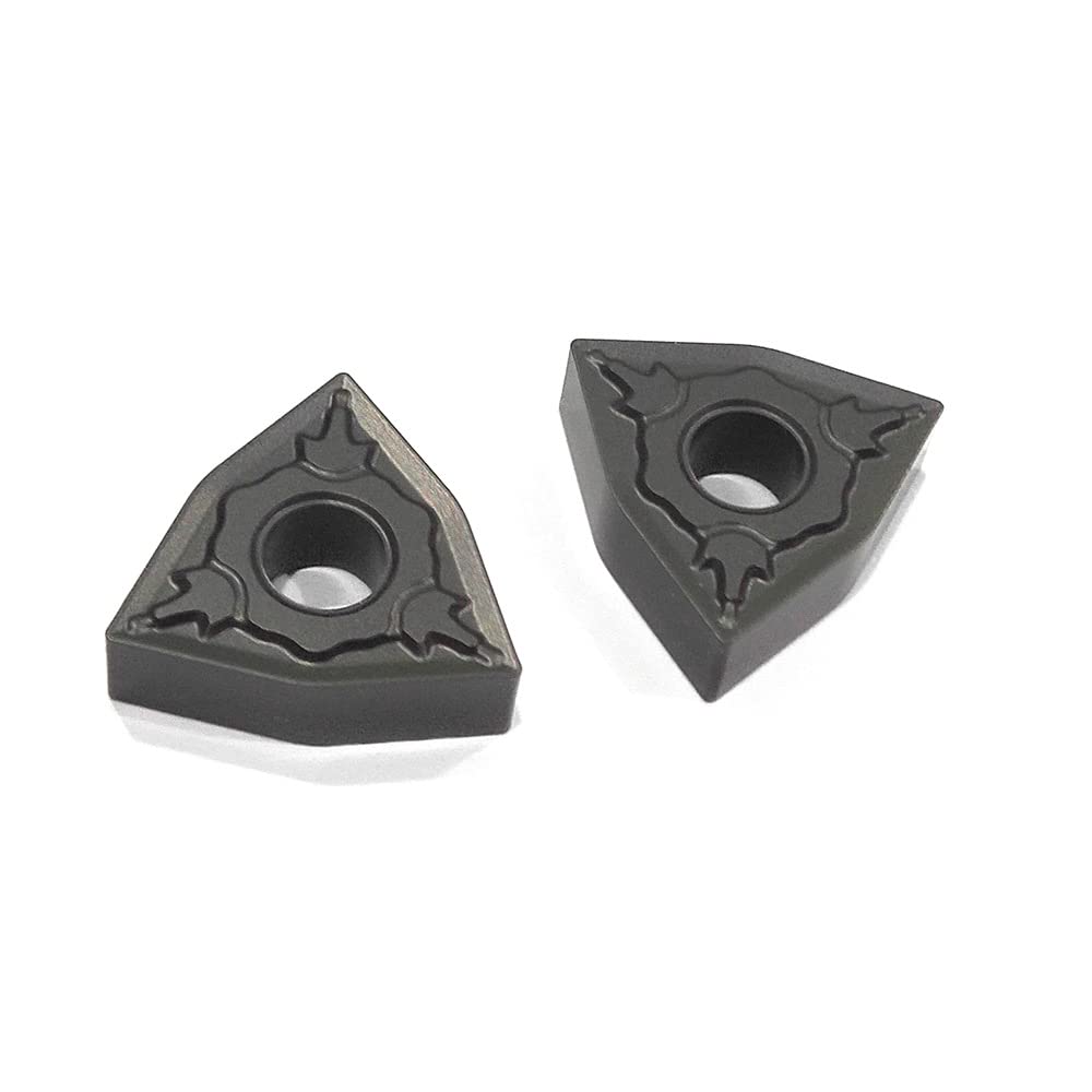 10Pcs Carbide Insert WNMG080404/08-PM PC4125 for External Metal Turning & Milling - High Precision Lathe Tools for Steel, Cast Iron & Alloy Machining - Ideal for CNC & Manual Lathe Operations