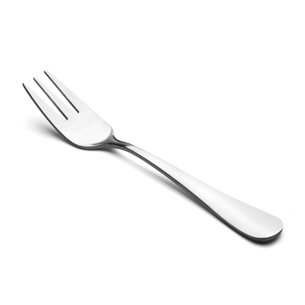 Premium Snamonkia 12-Piece Stainless Steel Appetizer Forks Set - 5.4 Inch 3-Tine Mini Dessert Forks for Cocktails, Salads, Fruits | Perfect for Parties, Travel, Picnics & Home Entertaining