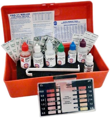 Pentair PROii Professional Water Test Kit - Accurate Pool & Spa Water Testing for pH, Chlorine, Alkalinity | Ideal for Home, Commercial Pools & Hot Tubs Maintenance
