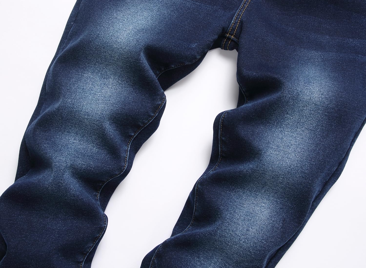 Boys Fleece Lined Jeans - Winter Thermal Stretchy Skinny Fit Denim Pants for Kids | Warm Casual Outfits for School & Outdoor Activities