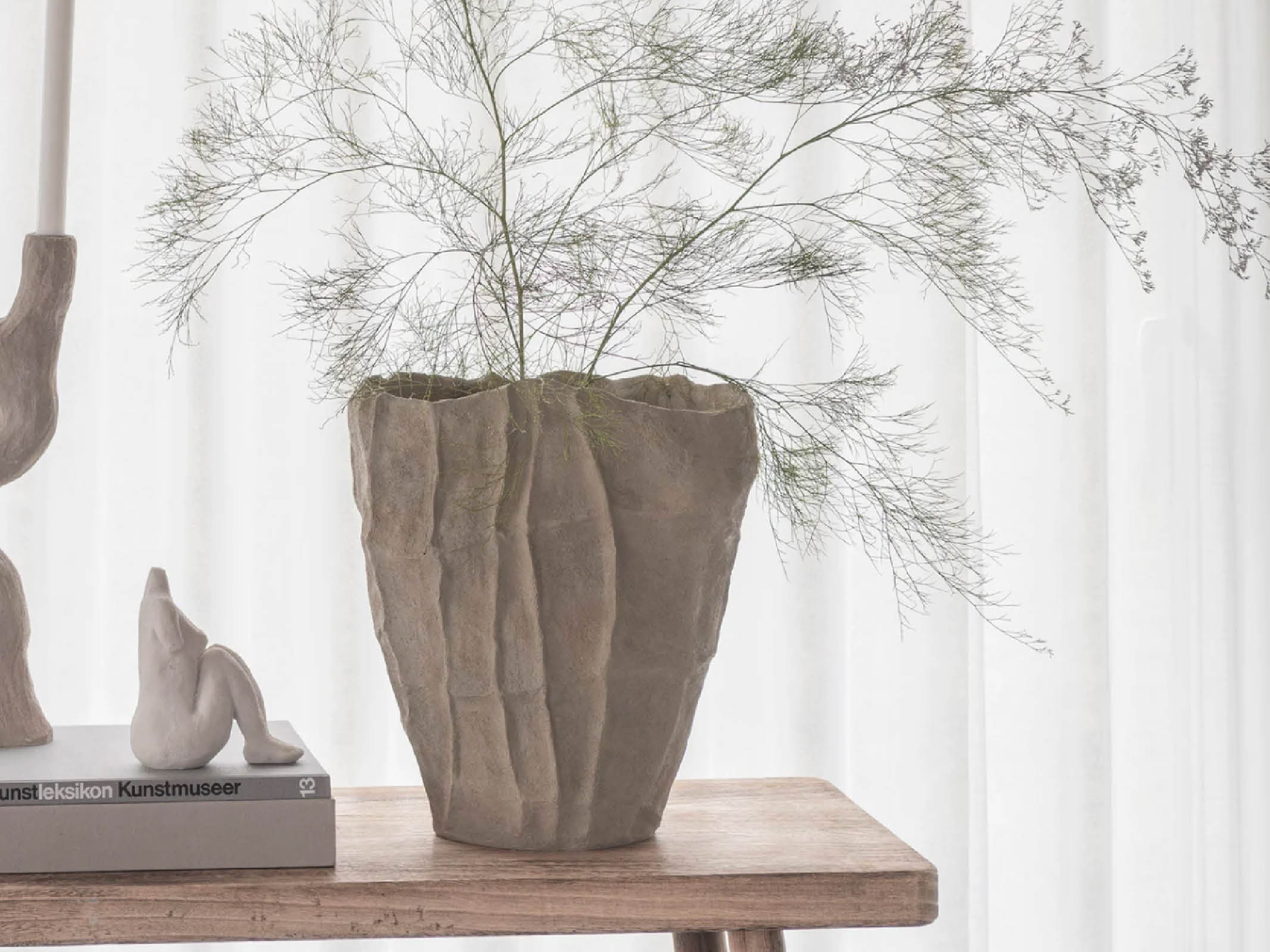 Artpiece Artistic Vase - Handcrafted Ceramic Home Decor for Living Room, Bedroom & Office - Perfect for Flower Arrangements & Interior Design