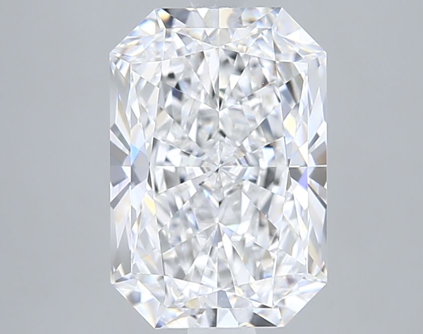 3.08 Carat D Color VVS1 Clarity Radiant Cut Lab-Grown Diamond for Engagement Rings & Fine Jewelry