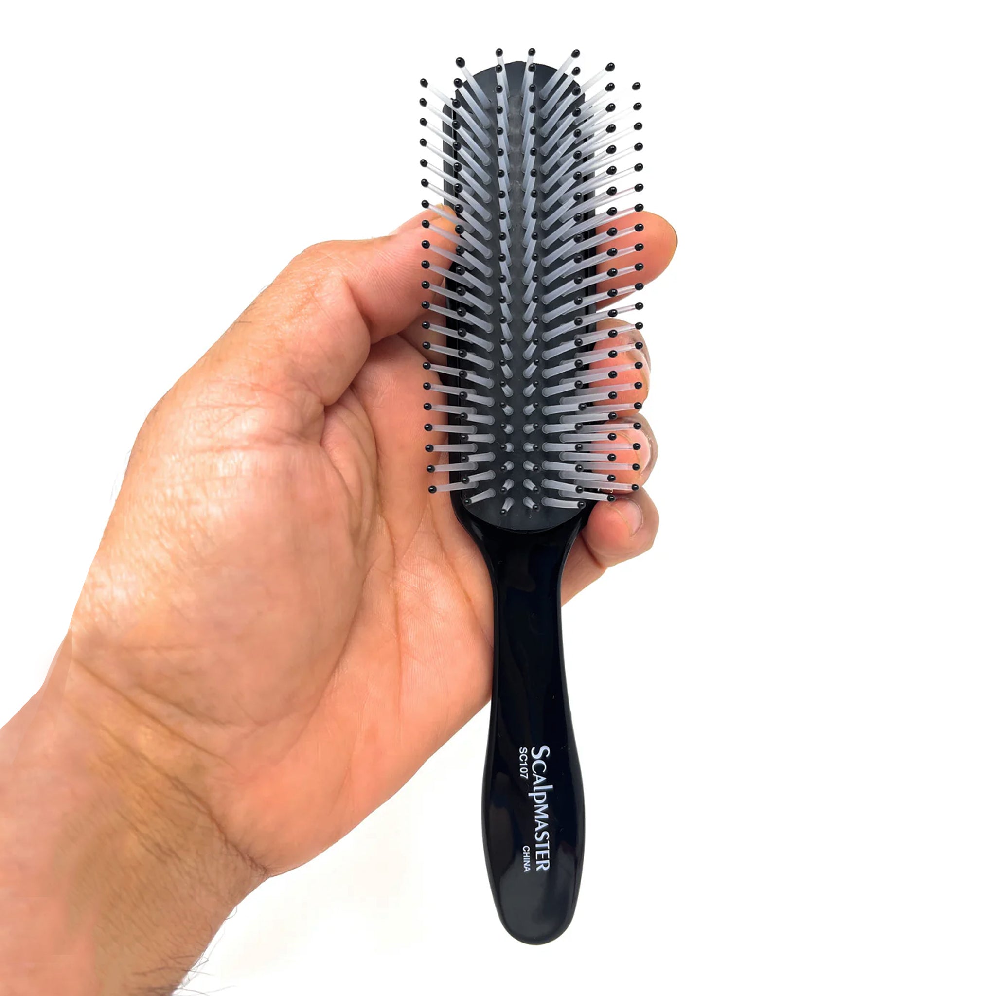 Scalpmaster Detangling Hair Brush with Soft Flexible Teeth - Gentle Straightening Brush for Smooth & Tangle-Free Hair - Perfect for Daily Styling, Salon Use & Travel Accessories (1 Piece)