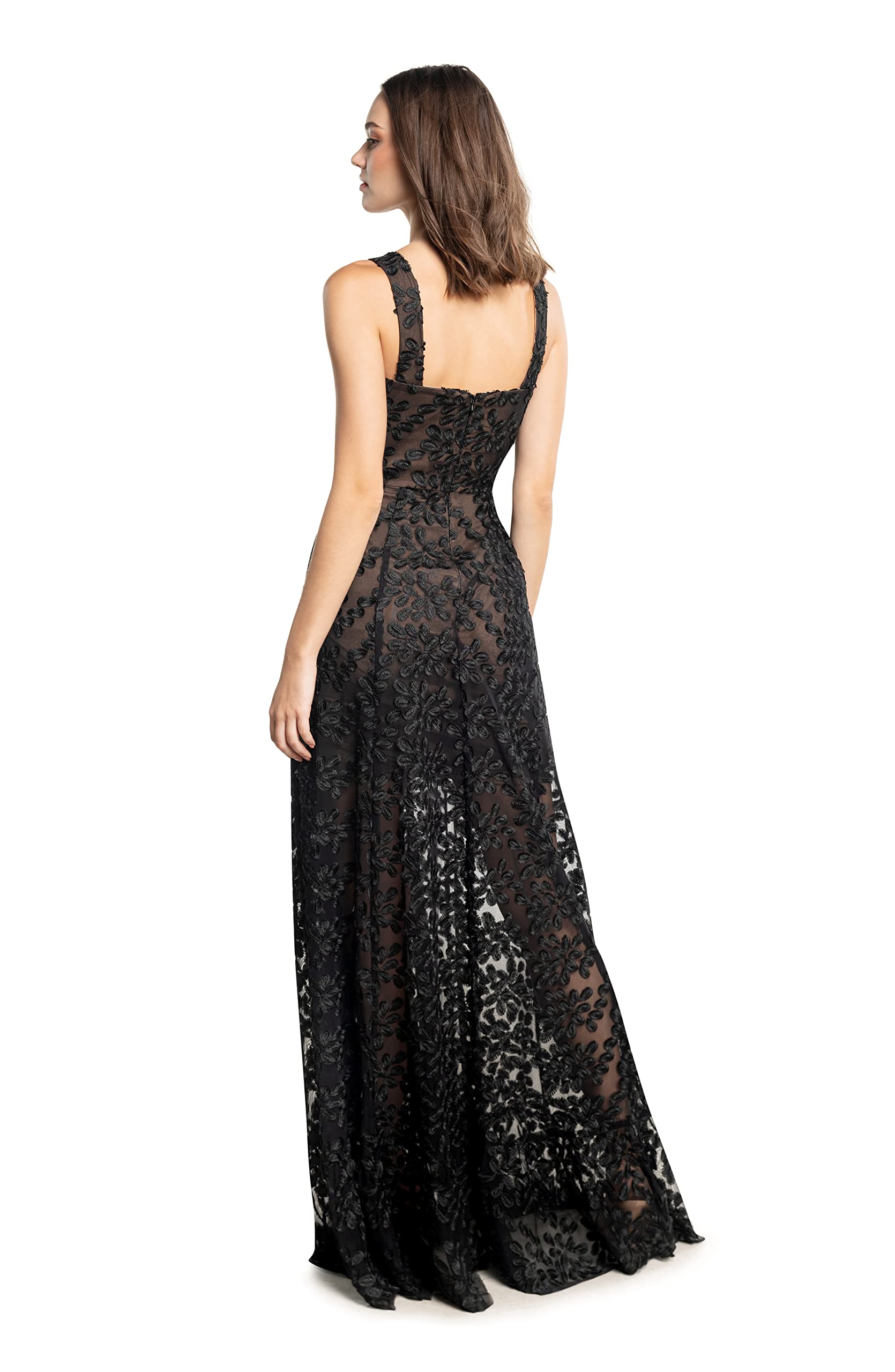 Dress the Population Women's Anabel Sweetheart Bustier Maxi Dress - Elegant Formal Gown for Weddings, Prom & Evening Events