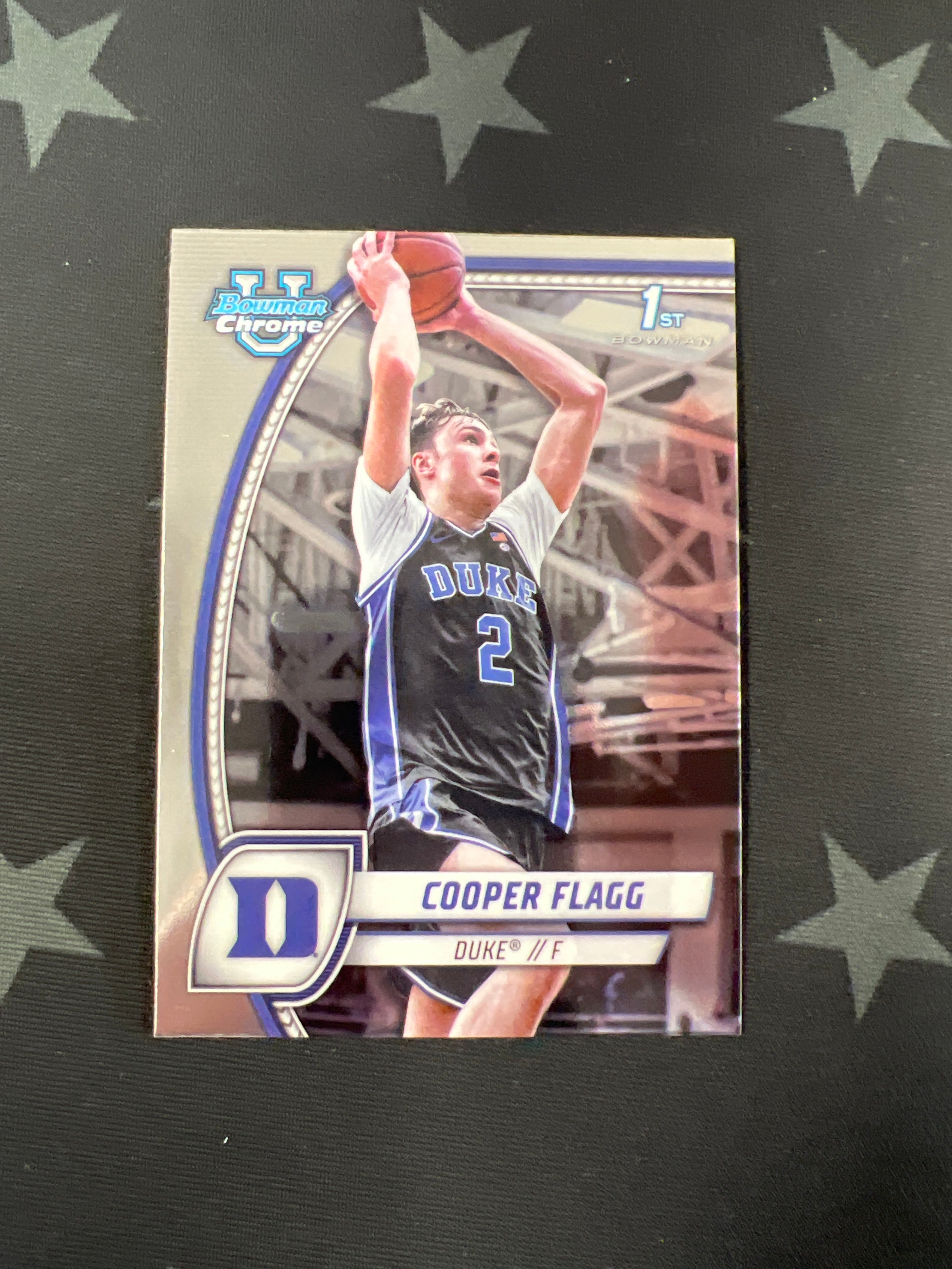 2024 Bowman Chrome Baseball Card #16 - Cooper Flagg Rookie Card | First Bowman Edition | Collectible Sports Memorabilia for Fans & Investors
