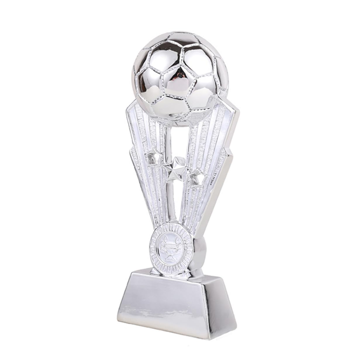 SUPVOX 2 Pack Soccer Trophy Cups - Gold Plastic Sports Awards for Kids, Children's Football Trophies for Tournaments, Championships & School Events - Perfect for Youth Soccer Teams, Coaches & Player Recognition