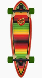 Santa Cruz Pintail Serape Dot Complete Skateboard Deck 9.2