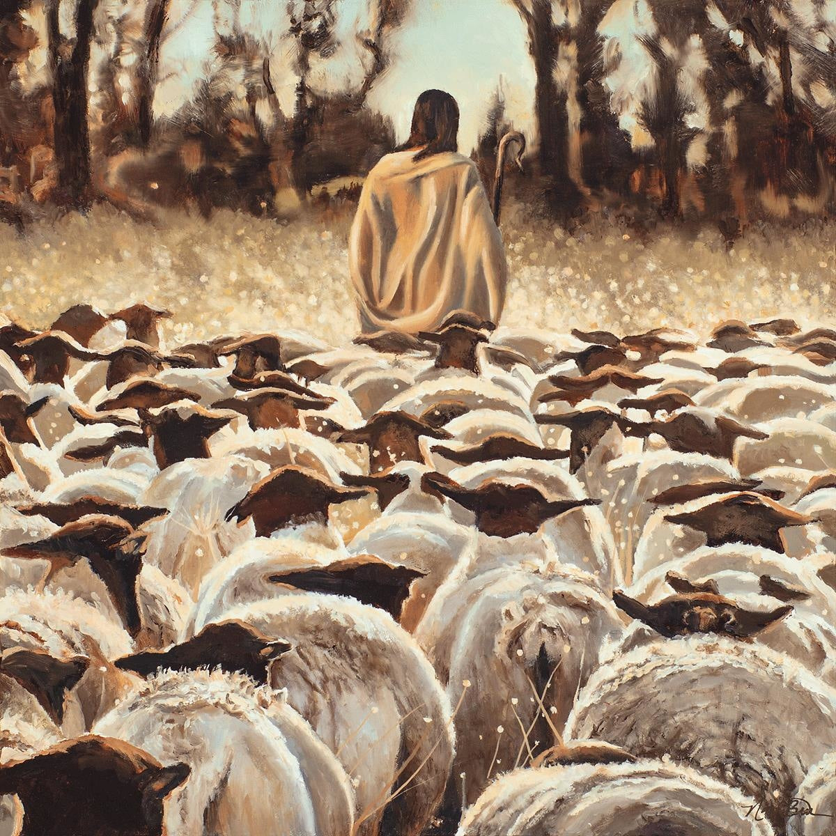 Be Ye Followers of Me - Inspirational Christian Wall Art for Home & Church Decor | Perfect for Living Room, Bedroom, and Office