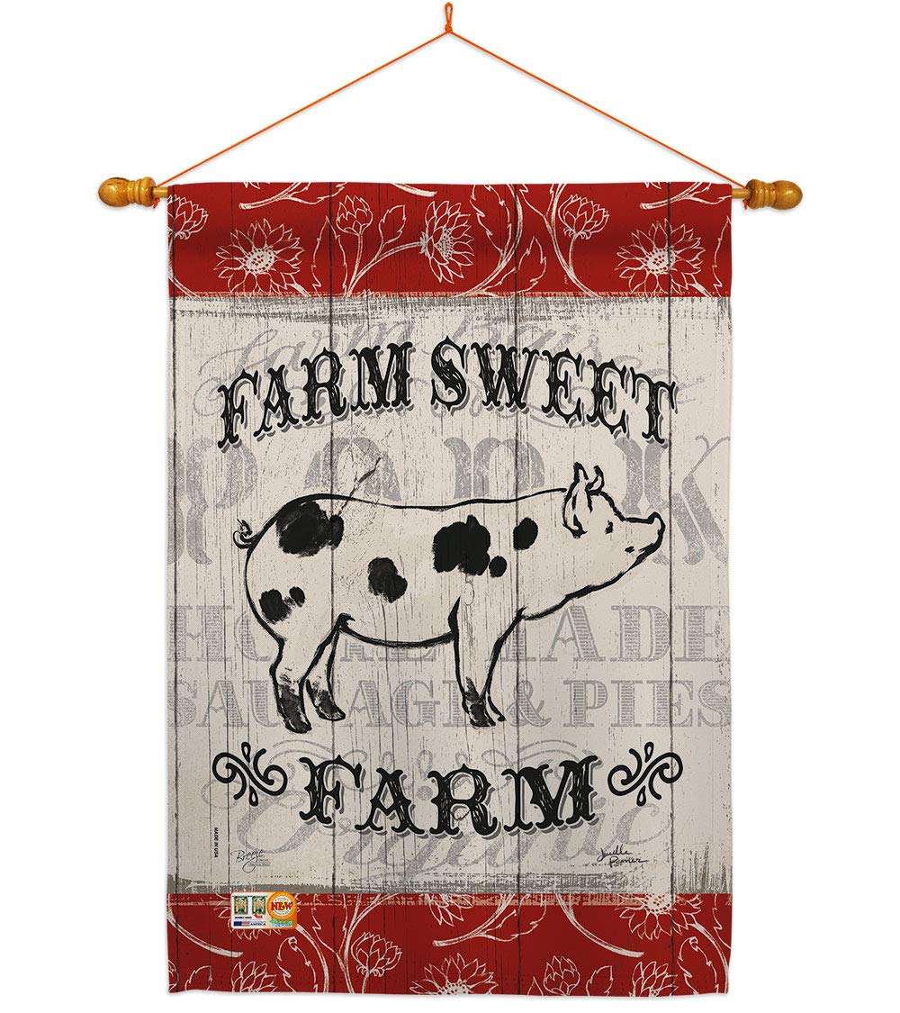 Sweet Pig Farm Animal Decorative Flag Set 28