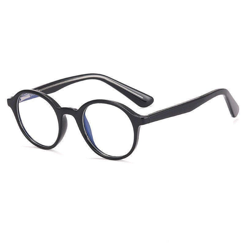 CCspace Unisex Kids Round Full Rim PC Plastic Eyeglasses 56544 - Durable & Lightweight Glasses for School, Reading & Daily Wear