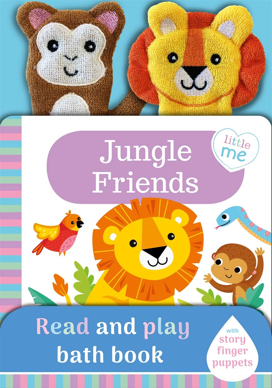 Jungle Friends Bath Book for Babies - Waterproof Soft Baby Book for Bathtime, Sensory Play & Early Learning | Perfect Gift for Toddlers