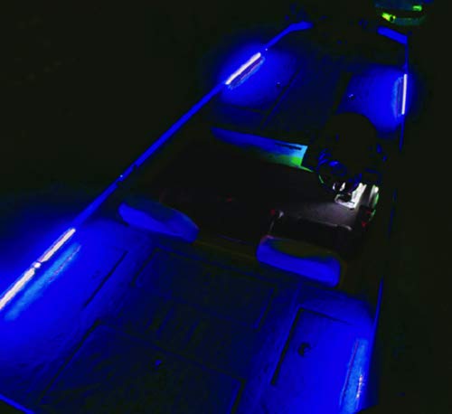 Marine LED Boat Lighting Kit - Waterproof Blue Underwater Lights for Boats, Yachts & Kayaks | Perfect for Night Fishing, Deck Illumination & Underwater Visibility