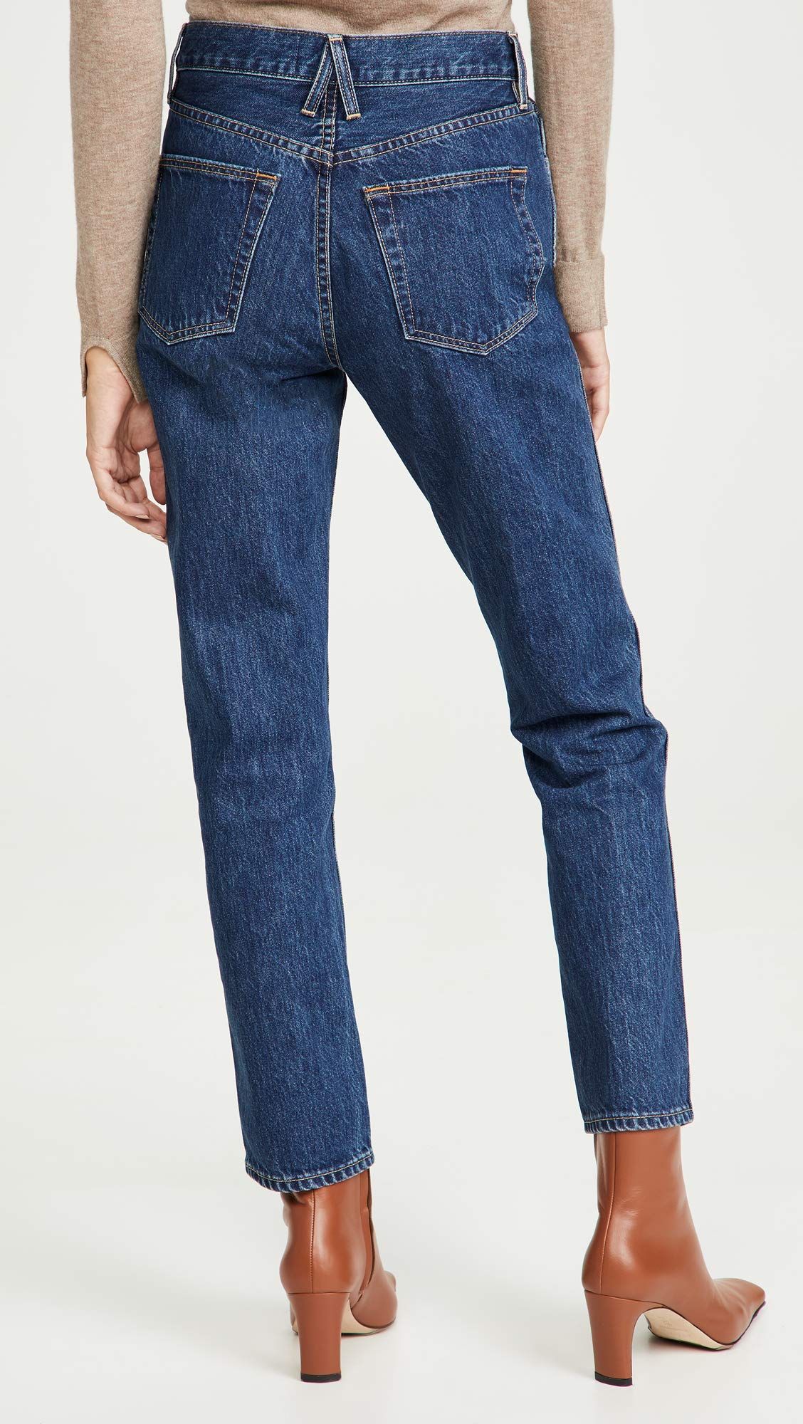 Women's Virginia Tapered Leg Jeans - High Waist Slim Fit Denim Pants for Casual & Work | Perfect for Office, Date Night & Everyday Wear